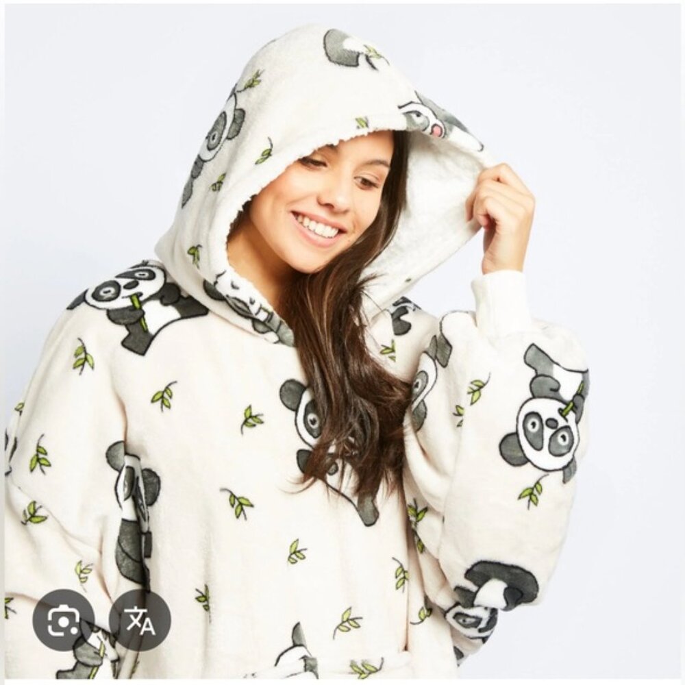 Panda Oodie PJs - Picture 2 of 4